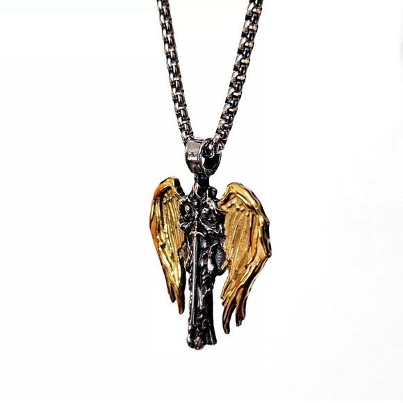 Archangel Michael Celtic Cross Saint Religious Catholic Protection Medal Pendant - Picture 10 of 16